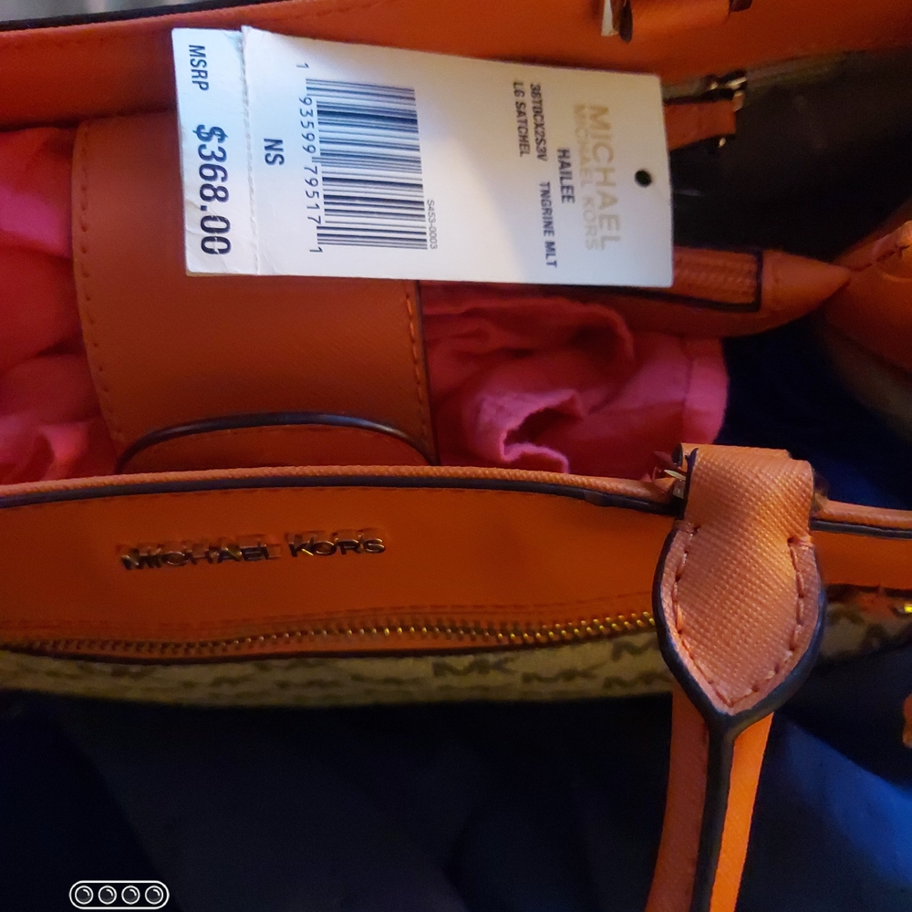 Michael Kors Orange Shoulder Bag